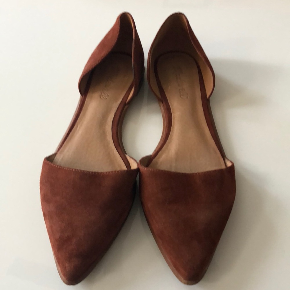 Madewell suede flats. Barely worn !!